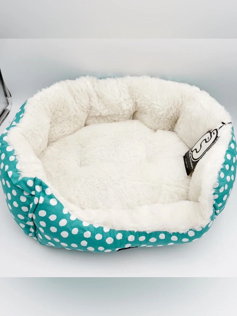 FriendlyMonsters Pet Bed,Micro Suede with Plush Fill,Medium/Small Size Dogs,